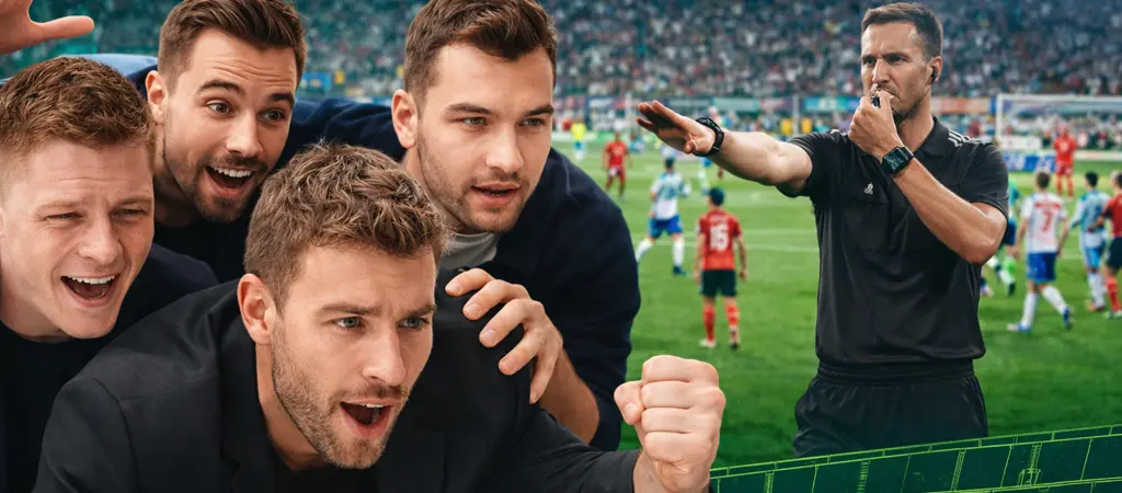 A játékvezető félbeszakítja a futballmeccset, tippmix félbeszakadt meccs szituáció